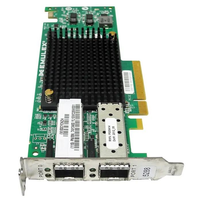 Buy IBM 74Y3460 | 10GB 2-Ports PCie2 X8 Ethernet Copper Twinax Sfp Adapter Lp Refurbished - $636.98 IBM 74Y3460 | 10GB 2-Ports PCie2 X8 Ethernet Copper Twinax Sfp Adapter Lp Refurbished - refurbished available on Gotodirect