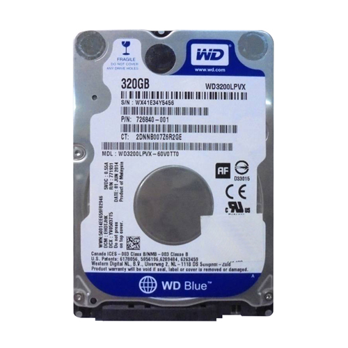 HP 726840-001 | 320GB 5400RPM SATA 3Gb/s 8MB Cache 2.5-inch Hard Drive Refurbished - Hewlett-Packard (ou HP en abrégé) refurbished available on Gotodirect