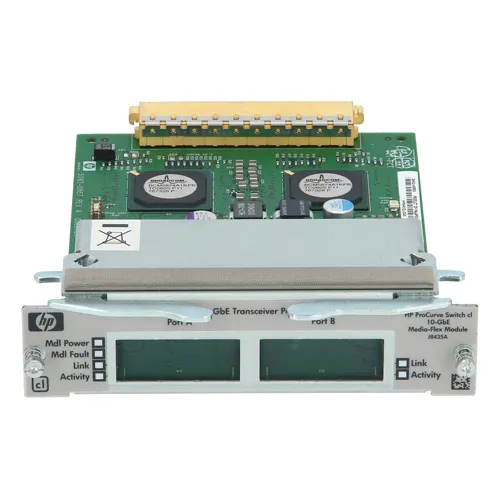 HP J8435A | ProCurve 2 x Port 10GBase-X SFP+ Switch Media Flex Cl Module Refurbished - Hewlett-Packard (ou HP en abrégé) refurbished available on Gotodirect