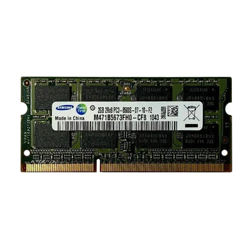 Samsung M471B5673FHO-CF8 | 2GB DDR3-1066MHz PC3-8500 Non-ECC Unbuffered SODIMM CL7 2Rx8 1.5V 204-Pin Memory Module Refurbished - Samsung refurbished available on Gotodirect