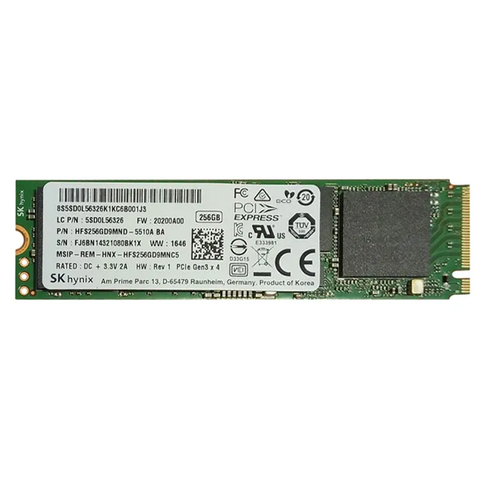 Lenovo 5SD0L56326 | 256GB MLC PCI Express 3.0 x4 M.2 2280 Internal Solid State Drive Refurbished - Lenovo refurbished available on Gotodirect