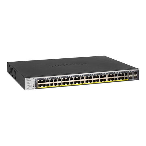 Netgear GS752TPP-100NAS | Prosafe GS752TPP 40 x RJ-45 Ports PoE 10/100/1000Base-T + 8 x RJ-45 Ports PoE+ + 4 x SFP Ports Layer 3 Managed Gigabit Ethernet Network Switch Refurbished - Netgear refurbished available on Gotodirect