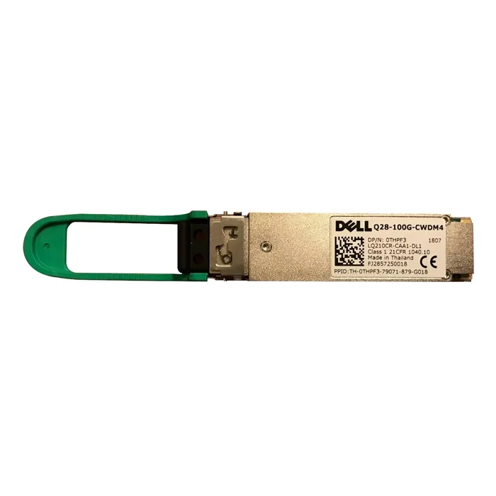 Dell THPF3 | 100Gb/s 100GBase-CWDM4 Single-Mode Fibre 1310nm 2km LC Connector QSFP28 Transceiver Module Refurbished - Dell refurbished available on Gotodirect