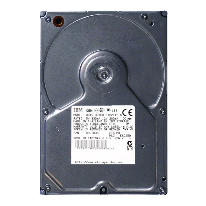IBM 09J1036 | Ultrastar 2ES 2.1GB 5400RPM Ultra SCSI 68-Pin 448KB Cache 3.5-Inch Hard Drive Refurbished -  refurbished available on Gotodirect