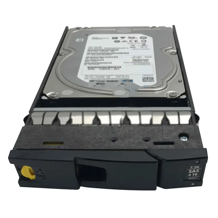 HP 801027-001 | 4TB 7200RPM SAS 6Gb/s LFF 3.5-inch Nearline Hard Drive for 3Par StoreServ 7000 Refurbished - Hewlett-Packard (ou HP en abrégé) refurbished available on Gotodirect