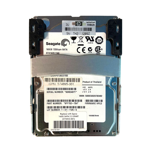 HP 575053-001 | 160GB 7200RPM SATA 3Gb/s SFF Hot-Pluggable 2.5-inch Midline Hard Drive for ProLiant Server Blades Refurbished - Hewlett-Packard (ou HP en abrégé) refurbished available on Gotodirect
