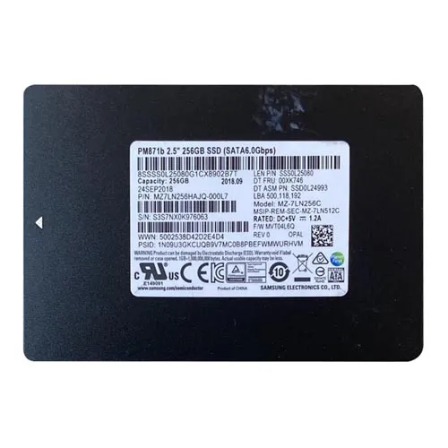 Lenovo 00XK746 | 256GB SATA 6Gb/s 2.5-Inch Solid State Drive Refurbished - Lenovo refurbished available on Gotodirect