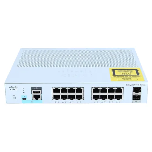 Cisco WS-C2960L-16TS-LL-RF | Catalyst 2960L Series 2960L-16TS 16 x Ports 10/100/1000Base-T + 2 x SFP Ports Layer 2 Managed 1U Rack-mountable Gigabit Ethernet Network Switch Refurbished - Cisco Systems Inc. refurbished available on Gotodirect