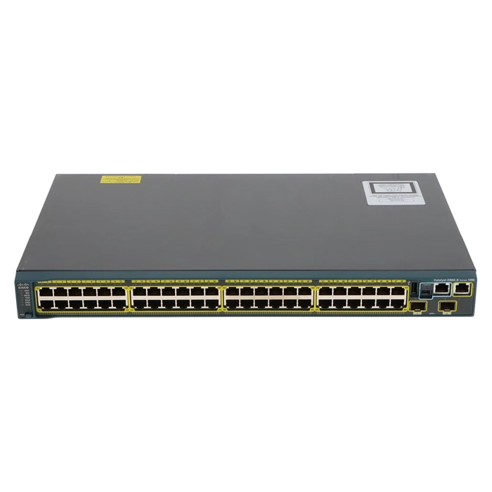 Cisco WS-C2960S-48TD-L | Catalyst 2960S Series 2960S-48T 48 x RJ-45 Ports 10/100/1000Base-T + 4 x SFP Ports Layer 2 Managed Rack-mountable Gigabit Ethernet Network Switch Refurbished - Cisco Systems Inc. refurbished available on Gotodirect