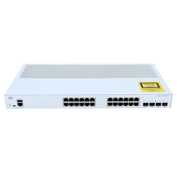 Cisco C1000FE-24T-4G-L | Catalyst 1000 Series 24 x RJ-45 Ports 10/100Base-TX 2 x SFP Ports 2 x Uplink 1G Combo Ports Layer 2 Managed Rack-mountable Fast Ethernet Modular Switch Refurbished - Cisco Systems Inc. refurbished available on Gotodirect