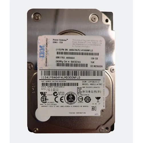 IBM 41Y8464 | 139GB 15000RPM SAS 3Gb/s 16MB Cache Hot-Swappable SFF 2.5-Inch Hard Drive Refurbished -  refurbished available on Gotodirect