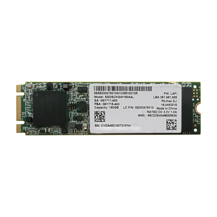 Intel SSDSCKGW180A4L | 530 180GB Multi-Level-Cell SATA 6Gb/s M.2 2280 Solid State Drive Refurbished - Intel refurbished available on Gotodirect