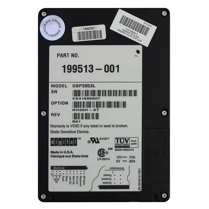 Buy DEC DSP3053L | 535MB 5400RPM Fast SCSI 512KB Cache 3.5-Inch Hard Drive Refurbished - $247.50 DEC DSP3053L | 535MB 5400RPM Fast SCSI 512KB Cache 3.5-Inch Hard Drive Refurbished - refurbished available on Gotodirect