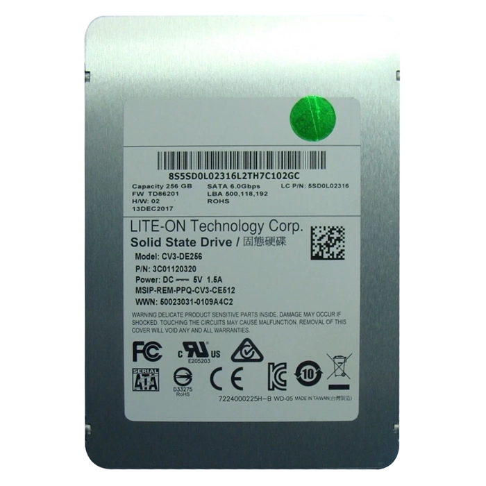 Lenovo 5SD0L02316 | 256GB MLC SATA 6GB/s 2.5-Inch Internal Solid State Drive Refurbished - Lenovo refurbished available on Gotodirect