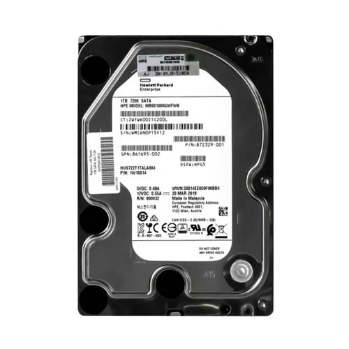 HP MB001000GWFWK | 1TB 7200RPM SATA 6Gb/s 3.5-Inch Midline Hard Drive for ProLiant Servers Refurbished - Hewlett-Packard (ou HP en abrégé) refurbished available on Gotodirect