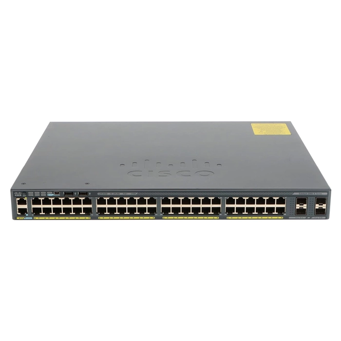 Cisco WS-C2960X-48LPS-L-RF | Catalyst 2960X Series 2960X-48LPS 48 x RJ-45 Ports PoE+ 10/100/1000Base-T + 4 x SFP Ports Layer 3 Managed 1U Rackmountable Gigabit Ethernet Network Switch Refurbished - Cisco Systems Inc. refurbished available on Gotodirect