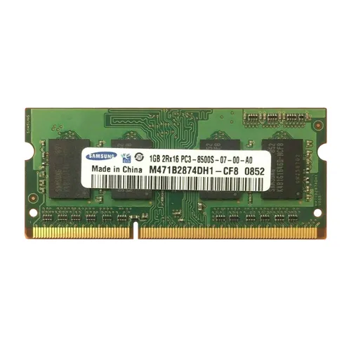 Samsung M471B2874DH1-CF8 | 1GB DDR3-1066MHz PC3-8500 Non-ECC Unbuffered SODIMM CL7 2Rx16 1.5V 204-Pin Memory Module Refurbished - Samsung refurbished available on Gotodirect