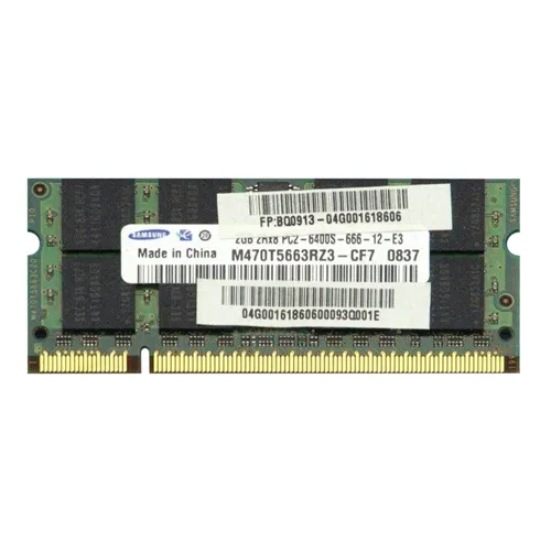 Samsung M470T5663RZ3-CF7 | 2GB DDR2-800MHz PC2-6400 Non-ECC Unbuffered SODIMM CL6 2Rx8 1.8V 200-Pin Memory Module Refurbished - Samsung refurbished available on Gotodirect