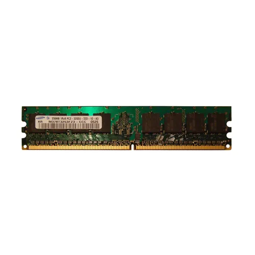 Samsung M378T3253FZ3-CCC | 256MB DDR2-400MHz PC2-3200 Non-ECC Unbuffered UDIMM CL3 1Rx8 1.8V 240-Pin Memory Module Refurbished - Samsung refurbished available on Gotodirect