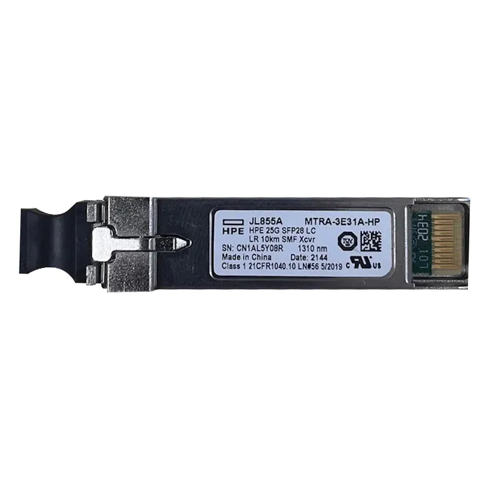 Buy HP JL855A | 25G SFP28 LC LR 10km SMF XCVR Refurbished - $1611.45 HP JL855A | 25G SFP28 LC LR 10km SMF XCVR Refurbished - Hewlett-Packard (ou HP en abrégé) refurbished available on Gotodirect