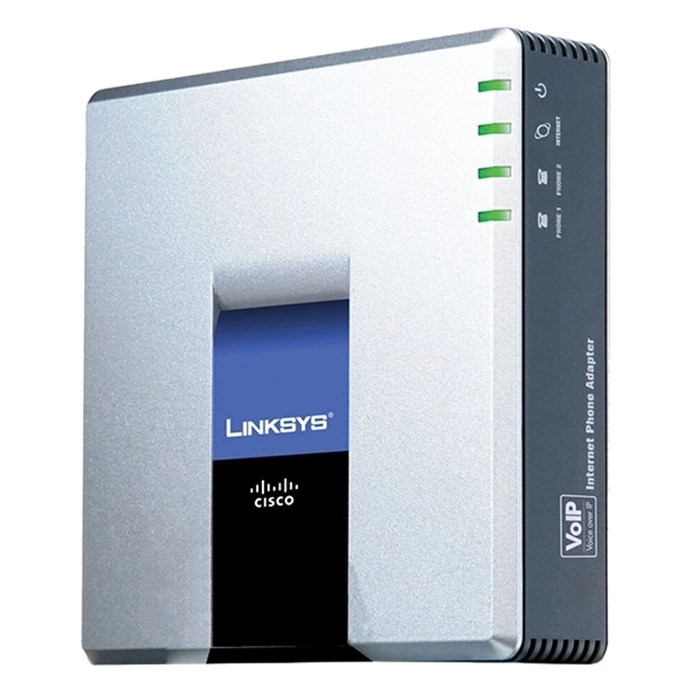 Linksys PAP2T-NA | 2 x Ports Voice-over-IP Internet Phone Adapter Refurbished - Linksys refurbished available on Gotodirect