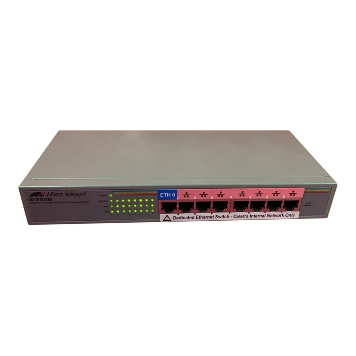 Allied Telesis ATFS708EMC20 | Fast Ethernet Switch 8x 10/100Base-TX Ports Unmanaged Refurbished -  refurbished available on Gotodirect