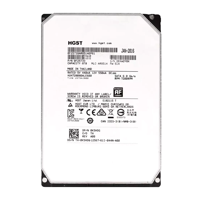 Buy HGST HUH728080ALE600 | Ultrastar He8 Series 8TB 7200RPM SATA 6Gb/s 128MB Cache 512e (Instant Secure Erase Encryption) 3.5-Inch Helium Platform Enterprise Hard Drive Refurbished - $376.67 HGST HUH728080ALE600 | Ultrastar He8 Series 8TB 7200RPM SATA 6Gb/s 128MB Cache 512e (Instant Secure Erase Encryption) 3.5-Inch Helium Platform Enterprise Hard Drive Refurbished - HGST (a subsidiary of Western Digital) refurbished available on Gotodirect
