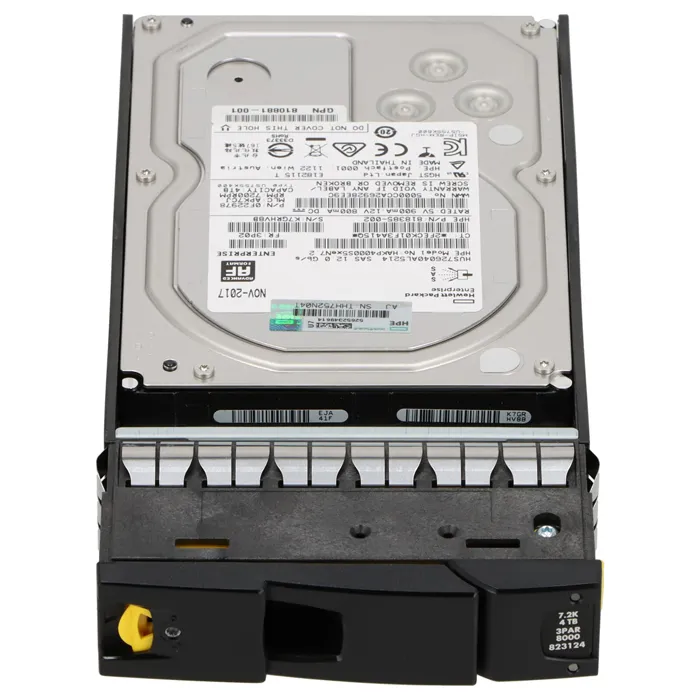 HP 823124-001 | 4TB 7200RPM Nearline SAS 12Gb/s 128MB Cache 3.5-Inch Hard Drive for StoreServer 8000 Refurbished - Hewlett-Packard (ou HP en abrégé) refurbished available on Gotodirect