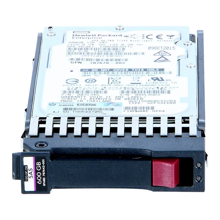 HP 787642-001 | 600GB 15000RPM SAS 12Gb/s Hot-Pluggable Dual Port SFF 2.5-inch Hard Drive for MSA Storage Array Refurbished - Hewlett-Packard (ou HP en abrégé) refurbished available on Gotodirect