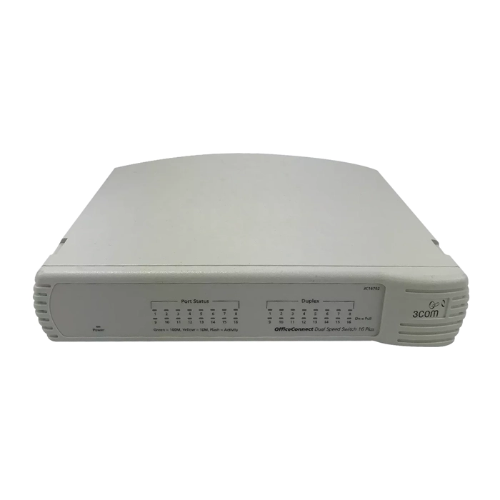 3Com 3C16792-US | OfficeConnect 16 x RJ-45 Ports 10/100Base-TX Layer 2 Managed Rack-mountable Fast Ethernet Network Switch Refurbished -  refurbished available on Gotodirect