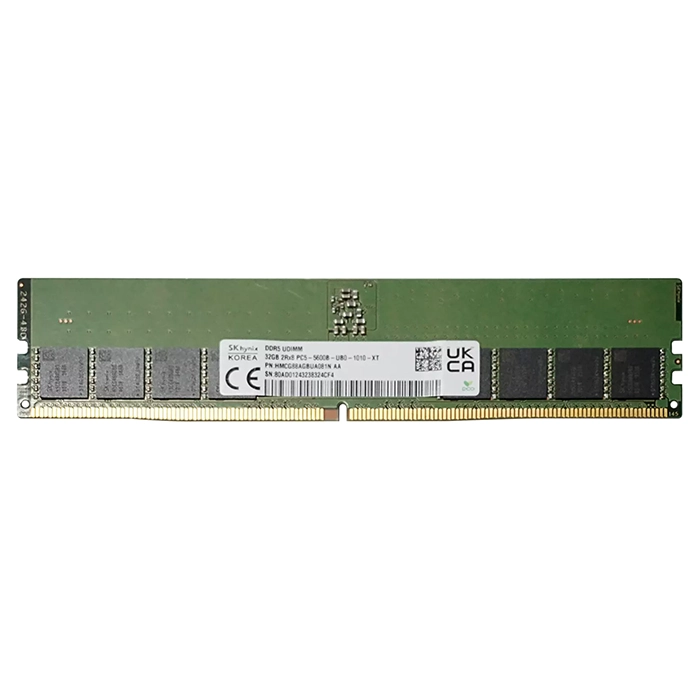 Hynix HMCG88AGBUA081N | 32GB DDR5-5600MHz Non-ECC Unbuffered CL46 288-Pin UDIMM 1.1V 2Rx8 Memory Module Refurbished -  refurbished available on Gotodirect
