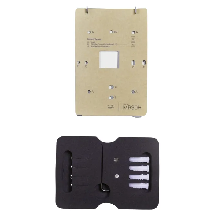 Buy Cisco MA-MNT-MR-H1 | Meraki Replacement Mounting Kit for MR30H Refurbished - $189.49 Cisco MA-MNT-MR-H1 | Meraki Replacement Mounting Kit for MR30H Refurbished - Cisco Systems Inc. refurbished available on Gotodirect