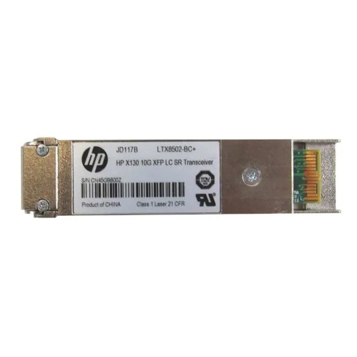 HP JD117B#ABA | X130 10Gb/s 10GBase-SR Multi-Mode Fibre 850nm 300m Duplex LC Connector XFP Transceiver Module Refurbished - Hewlett-Packard (ou HP en abrégé) refurbished available on Gotodirect