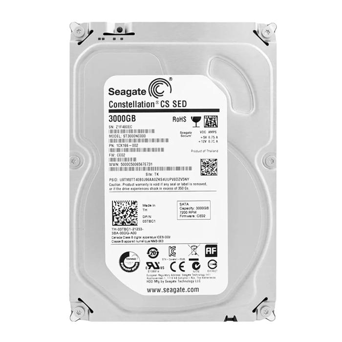 Buy Seagate ST3000NC000 | Constellation CS 3TB 7200RPM SATA 6Gb/s 64MB Cache (512e) (SED) 3.5-Inch Hard Drive Refurbished - $306.30 Seagate ST3000NC000 | Constellation CS 3TB 7200RPM SATA 6Gb/s 64MB Cache (512e) (SED) 3.5-Inch Hard Drive Refurbished - Seagate refurbished available on Gotodirect