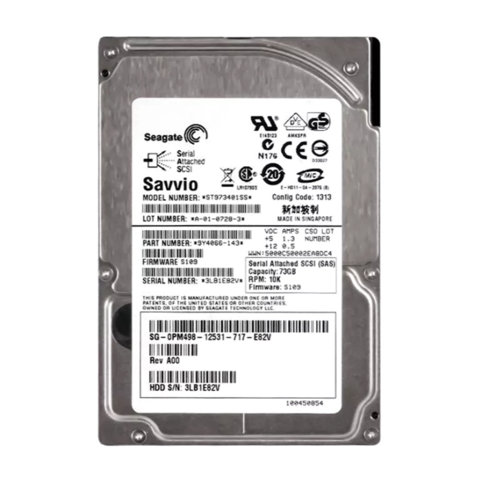 Dell PM498 | 73GB 10000RPM SAS 3Gb/s Hot-Pluggable 8MB Cache 2.5-Inch Hard Drive for PowerEdge Server Refurbished - Dell refurbished available on Gotodirect