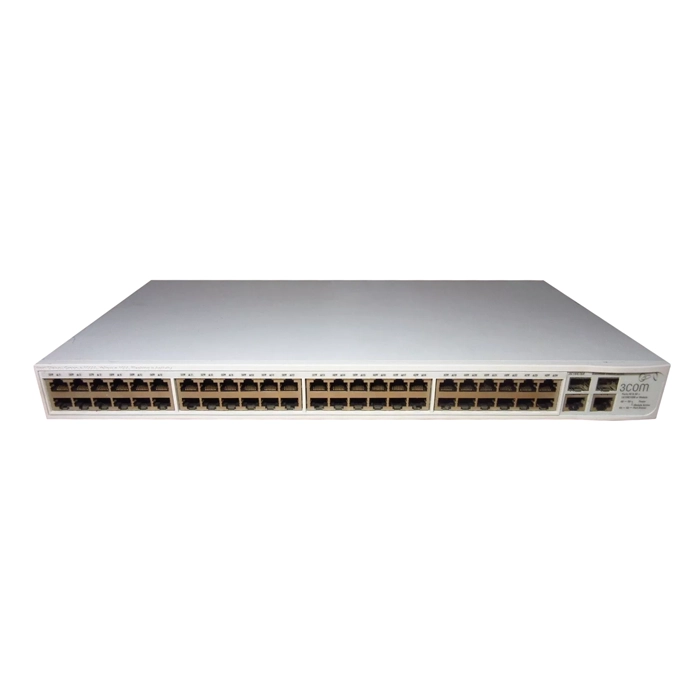3Com 3C16476A-US | 2250 Plus 48 x RJ-45 Ports 10/100Base-TX + 2 x SFP Ports + 2 x Dual Personality SFP Ports Layer 2 Managed Rack-mountable Fast Ethernet Network Switch Refurbished -  refurbished available on Gotodirect
