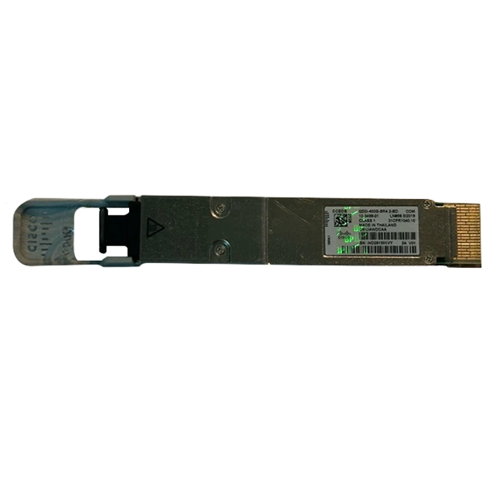 Cisco QDD-400G-SR4.2-BD= | 400GBase-SR4 MPO-12 100m OM4 Optical Fiber Multi-mode QSFP-DD Transceiver Module Refurbished - Cisco Systems Inc. refurbished available on Gotodirect