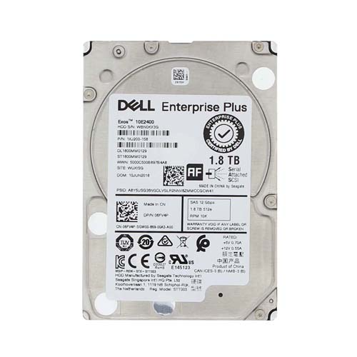 Dell 6FV4P | 1.8TB 10000RPM SAS 12Gb/s Hot-Pluggable 2.5-Inch Hard Drive for Compellent Storage Array Refurbished - Dell refurbished available on Gotodirect