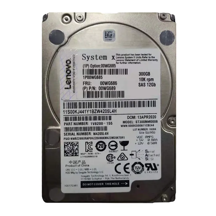 IBM 00WG685 | 300GB 10000RPM SAS 12Gb/s Hot-Swappable 2.5-Inch Hard Drive for x3550 M5 Server Refurbished -  refurbished available on Gotodirect