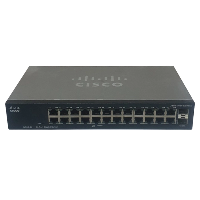 Buy Cisco SG92-24-SG | 90 SG92-24 22 x Ports 10/100/1000Base-T + 2 x Ports Combo SFP Layer 2 Unmanaged Gigabit Ethernet Network Switch Refurbished - $252.86 Cisco SG92-24-SG | 90 SG92-24 22 x Ports 10/100/1000Base-T + 2 x Ports Combo SFP Layer 2 Unmanaged Gigabit Ethernet Network Switch Refurbished - Cisco Systems Inc. refurbished available on Gotodirect