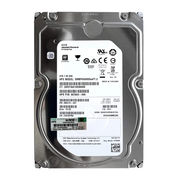 Seagate ST6000NM0285 | Enterprise Capacity 6TB 7200RPM SAS 12Gb/s 256MB Cache 3.5-Inch Hard Drive Refurbished - Seagate refurbished available on Gotodirect