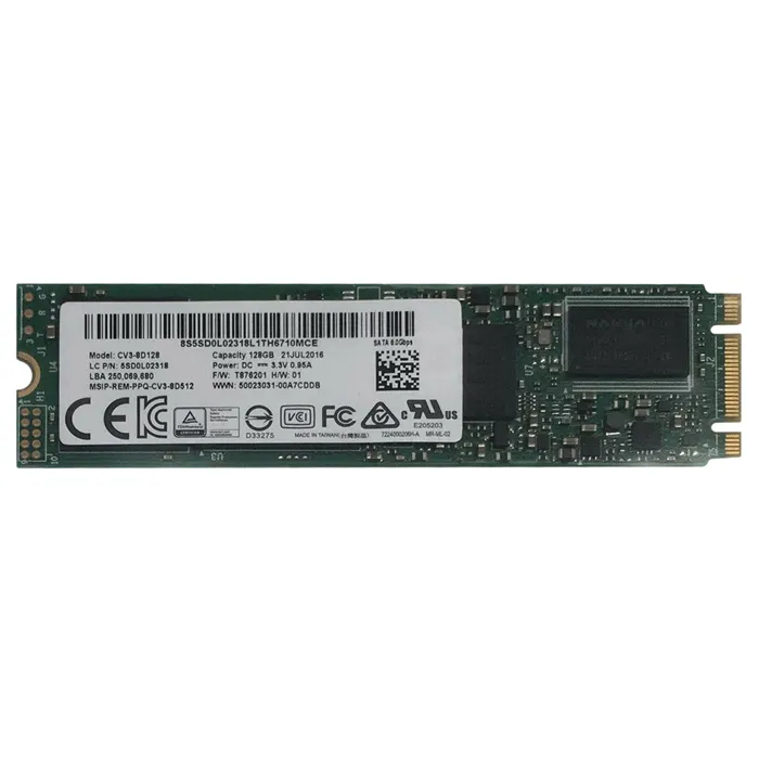 Lenovo 5SD0L02318 | 128GB Multi-Level Cell SATA 6Gb/s M.2 2280 Solid State Drive Refurbished - Lenovo refurbished available on Gotodirect