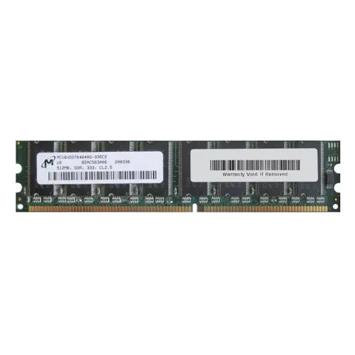 Micron MC16VDDT6464AG-335C2 | 512MB DDR-333MHz PC2700 Non-ECC Unbuffered UDIMM CL2.5 2Rx8 2.5V 184-Pin Memory Module Refurbished -  refurbished available on Gotodirect