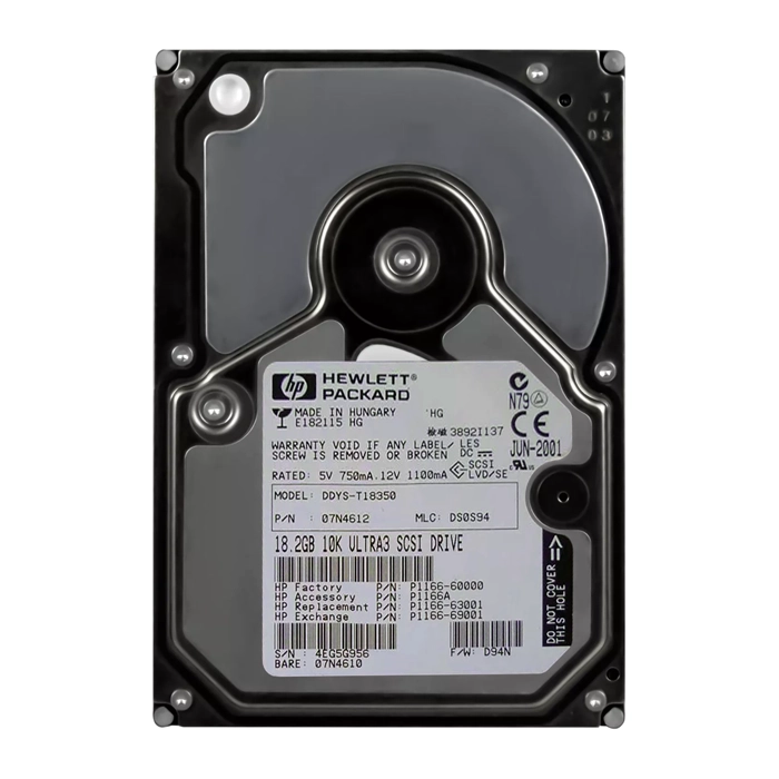 HP P1166A | 18.2GB 10000RPM Ultra-160 SCSI Hot-Pluggable (LVD) 80-Pin 3.5-Inch Hard Drive Refurbished - Hewlett-Packard (ou HP en abrégé) refurbished available on Gotodirect