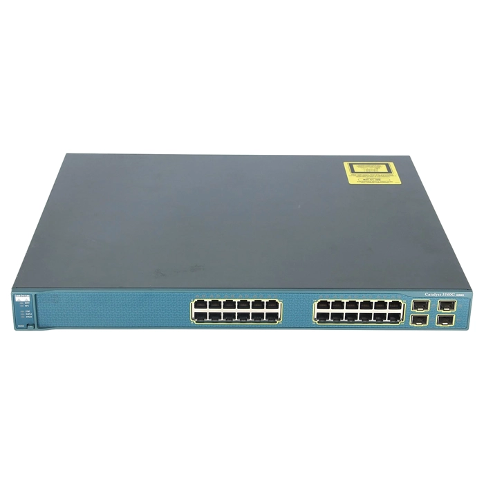 Cisco WS-C3560G-24TS-S | Catalyst 3560 Series 3560G-24TS 24 x RJ-45 Ports 10/100/1000Base-T + 4 x SFP Ports Layer 3 Managed Rack-mountable Gigabit Ethernet Network Switch Refurbished - Cisco Systems Inc. refurbished available on Gotodirect