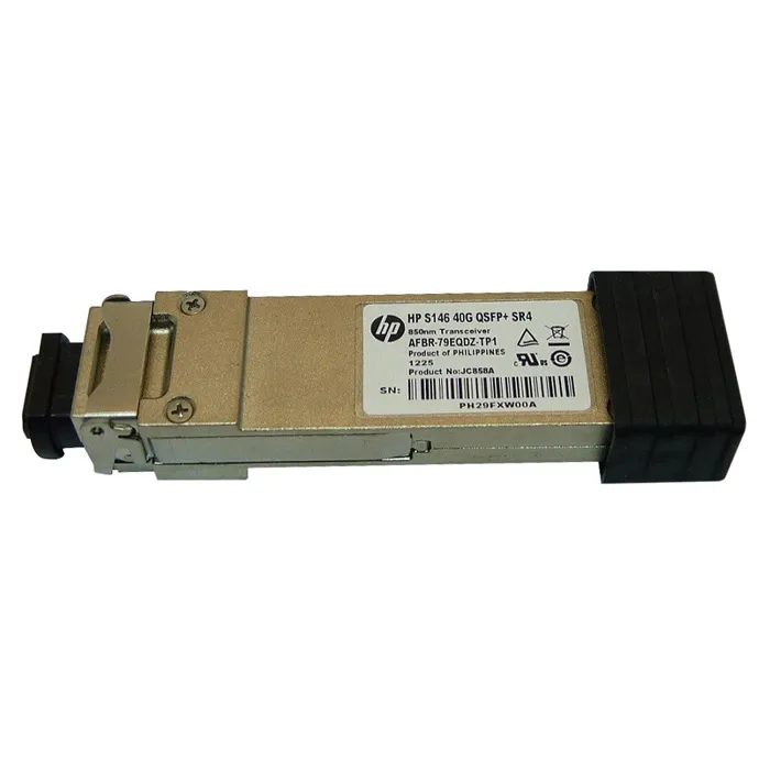 HP JC858-61001 | S146 40Gb/s 40GBase-SR4 Multi-Mode Fibre 850nm 150m MPO Connector QSFP+ Transceiver Module Refurbished - Hewlett-Packard (ou HP en abrégé) refurbished available on Gotodirect