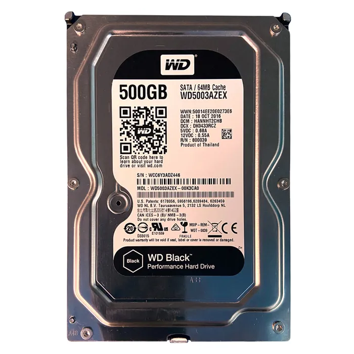 Buy Western Digital WD5003AZEX-00K3CA0 | Black 500GB 3.5-inch 6GB/s SATA 7200RPM 64MB Cache Gaming Hard Drive Refurbished - $94.74 Western Digital WD5003AZEX-00K3CA0 | Black 500GB 3.5-inch 6GB/s SATA 7200RPM 64MB Cache Gaming Hard Drive Refurbished - Western Digital refurbished available on Gotodirect