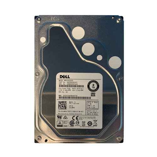 Dell 00JWVN | 2TB 7200RPM SATA 6Gb/s 128MB Cache 3.5-Inch Hard drive Refurbished - Dell refurbished available on Gotodirect