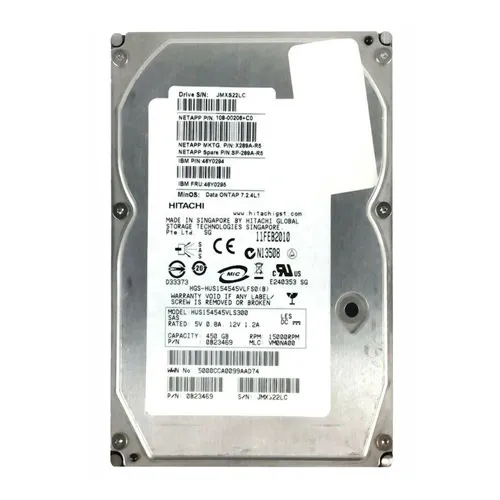 Hitachi 0B23469 | Ultrastar 15K450 Series 450GB 15000RPM SAS 3Gb/s 16MB Cache 3.5-Inch Hard Drive Refurbished -  refurbished available on Gotodirect