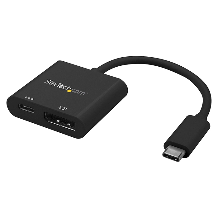 StarTech CDP2DPUCP | USB C to DisplayPort Adapter with USB Power Delivery USB Type-C to DisplayPort 4K 60Hz 1 x HDMI PC, Mac, Chrome OS Refurbished - StarTech.com (standardized as per the brand's official website refurbished available on Gotodirect